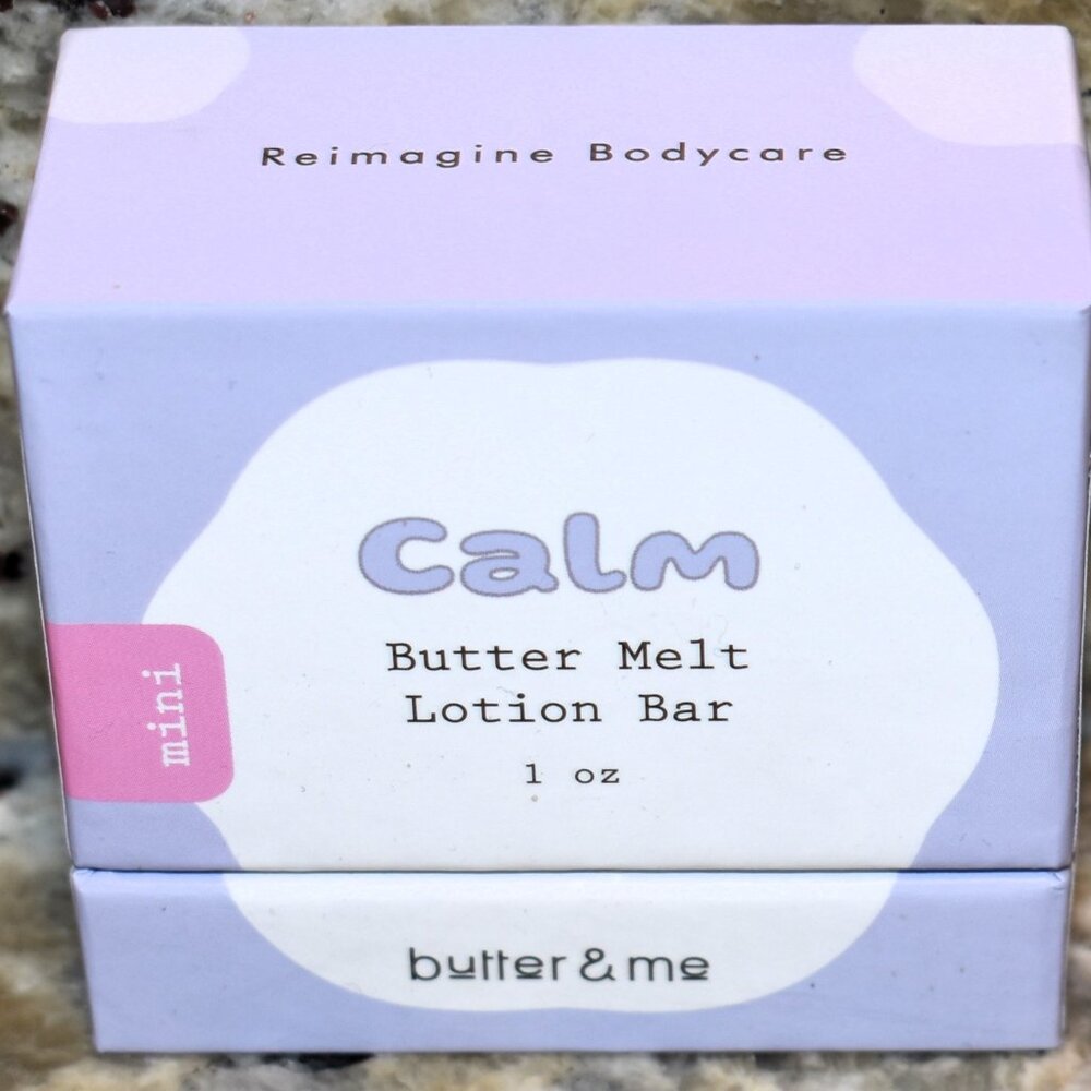 Calm Butter Melt Lotion Bar - 1 oz - Mini - Lavender